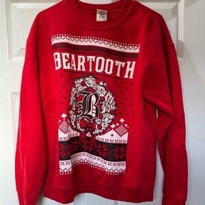 Beartooth Christmas Gildan Red Crewneck Sweater